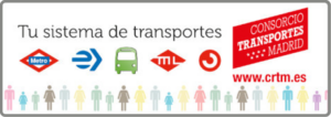 Banner sistema de transportes del CRTM